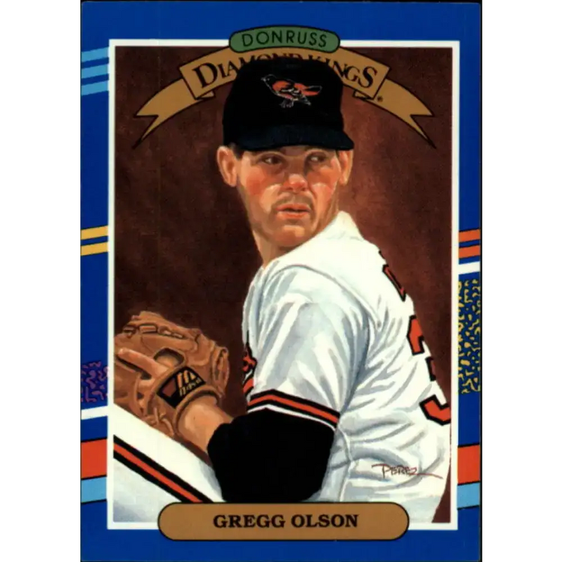 1991 Donruss #23 Gregg Olson DK NM-MT Baltimore Orioles Baseball Card - Baseball Card Single