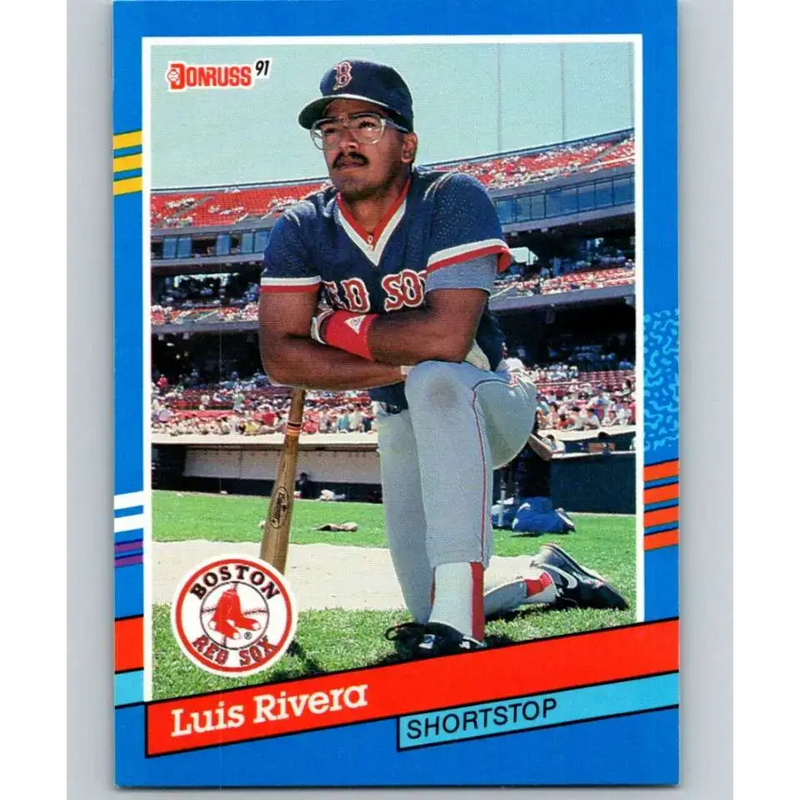 1991 Donruss #234 Luis Rivera NM-MT Boston Red Sox Baseball Card - Baseball Card Single
