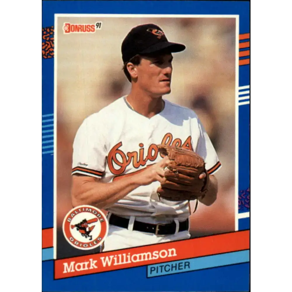 1991 Donruss #238 Mark Williamson NM-MT Baltimore Orioles Baseball Card - Baseball Card Single