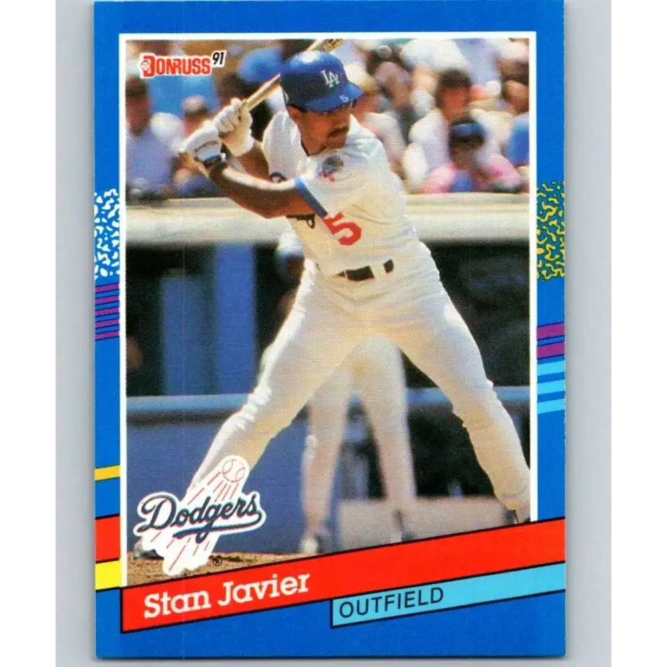 1991 Donruss #239 Stan Javier NM-MT Los Angeles Dodgers Baseball Card - Baseball Card Single