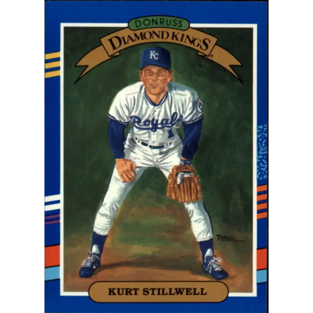 1991 Donruss #24 Kurt Stillwell DK NM-MT Kansas City Royals Baseball Card - Baseball Card Single