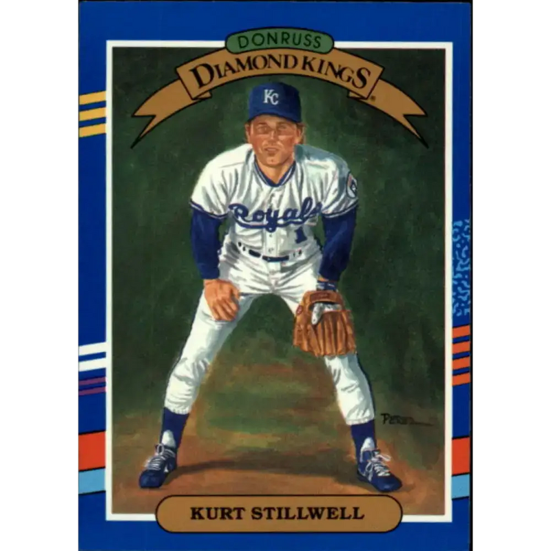 1991 Donruss #24 Kurt Stillwell DK NM-MT Kansas City Royals Baseball Card - Baseball Card Single