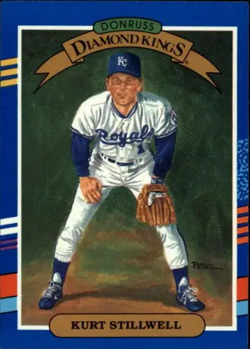 1991 Donruss #24 Kurt Stillwell NM-MT Royals DK - Baseball Card Single