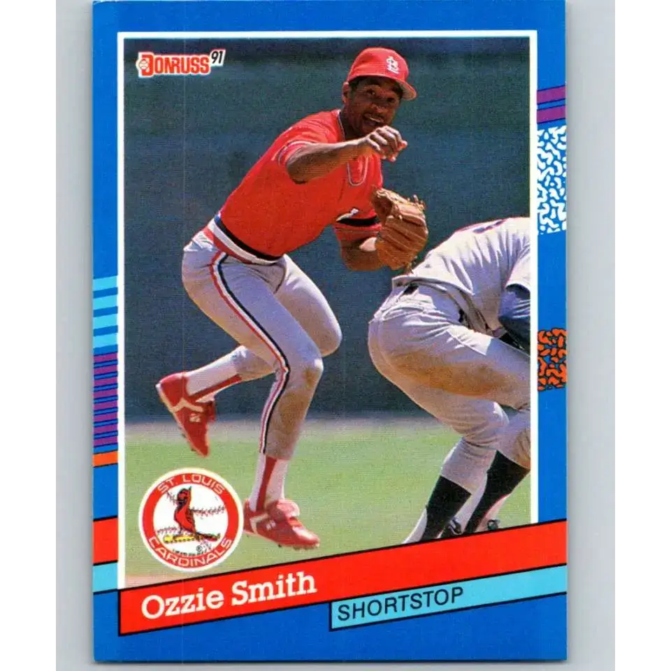 1991 Donruss #240 Ozzie Smith NM-MT St. Louis Cardinals Baseball Card - Baseball Card Single