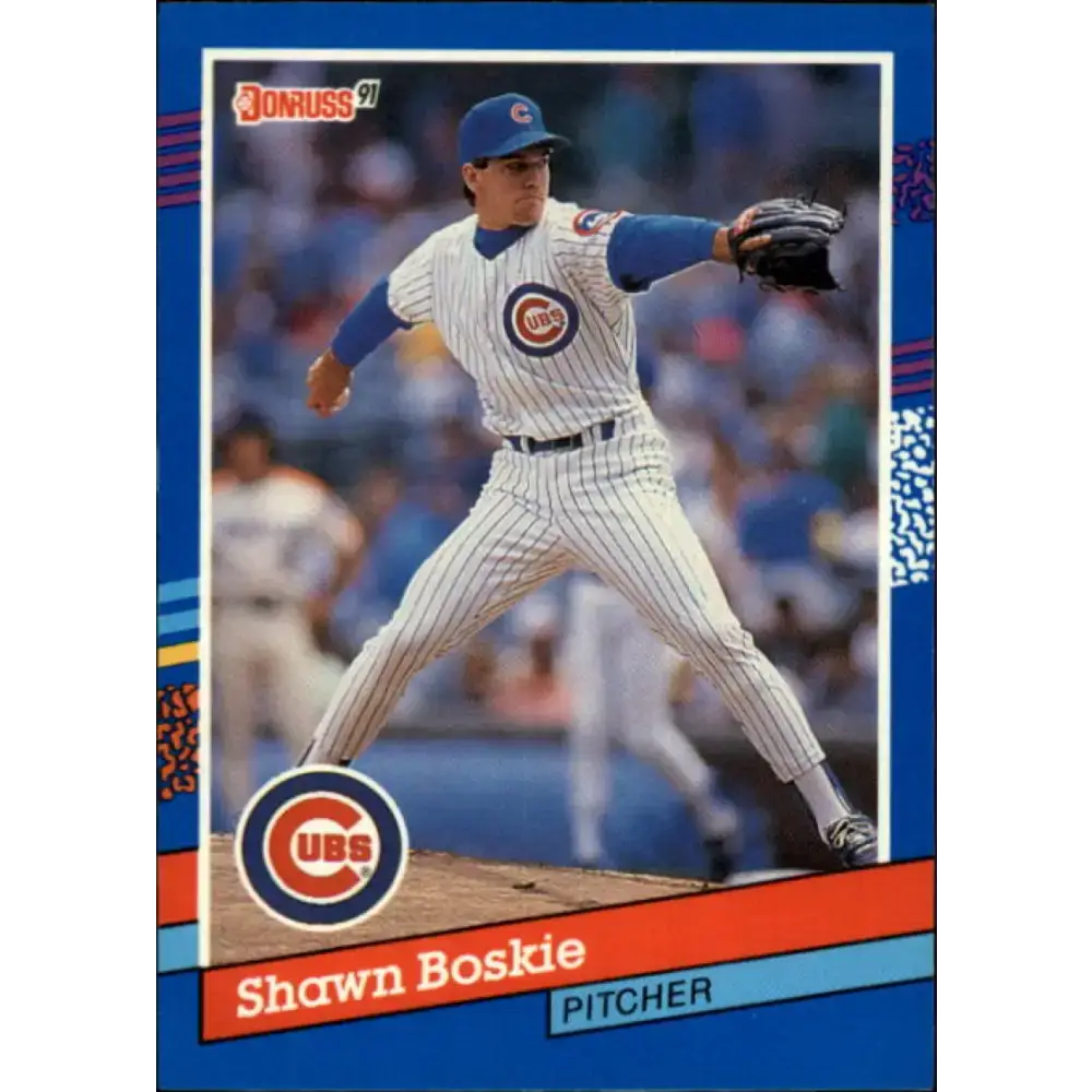 1991 Donruss #241 Shawn Boskie NM-MT Chicago Cubs Baseball Card - Baseball Card Single