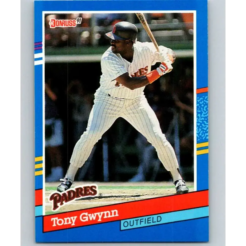 1991 Donruss #243 Tony Gwynn NM-MT San Diego Padres Baseball Card - Baseball Card Single