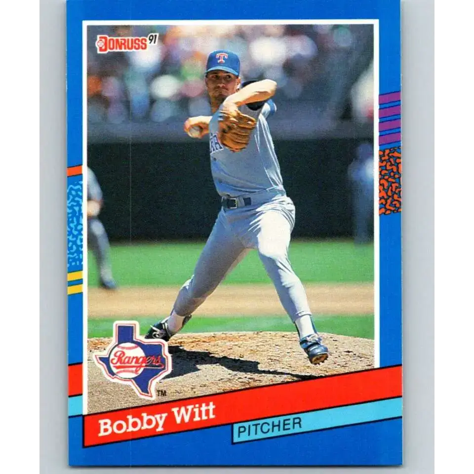 1991 Donruss #249 Bobby Witt NM-MT Texas Rangers Baseball Card - Baseball Card Single