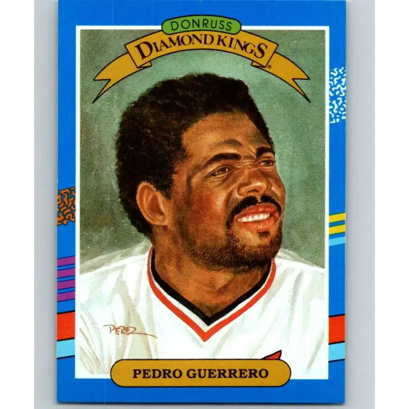 1991 Donruss #25 Pedro Guerrero DK UER NM-MT St. Louis Cardinals Baseball Card - Baseball Card Single