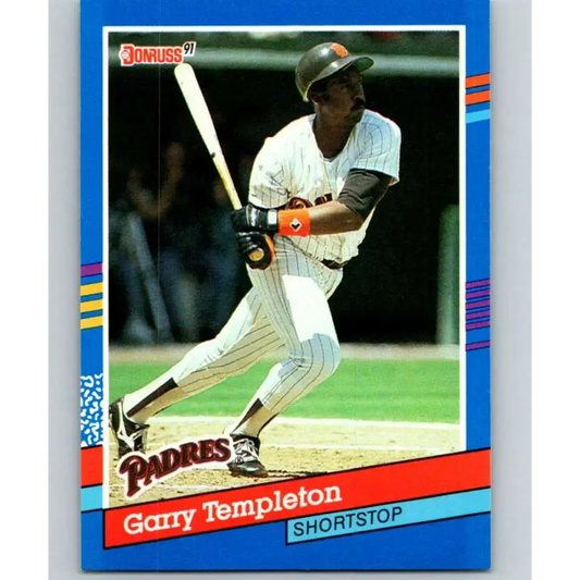 1991 Donruss #252 Garry Templeton NM-MT San Diego Padres Baseball Card - Baseball Card Single