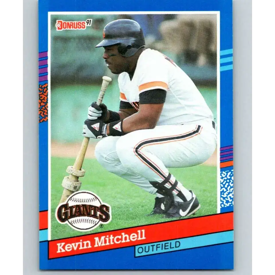 1991 Donruss #255 Kevin Mitchell NM-MT San Francisco Giants Baseball Card - Baseball Card Single