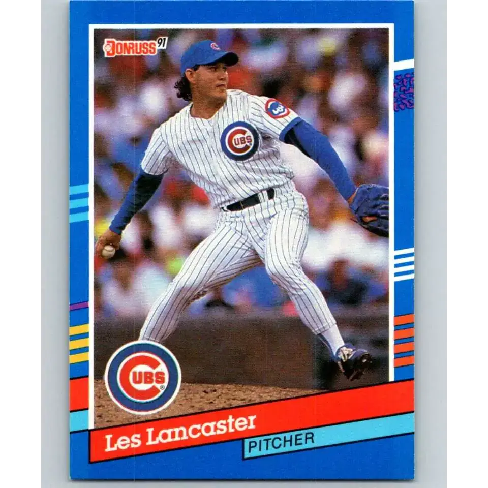 1991 Donruss #256 Les Lancaster NM-MT Chicago Cubs Baseball Card - Baseball Card Single
