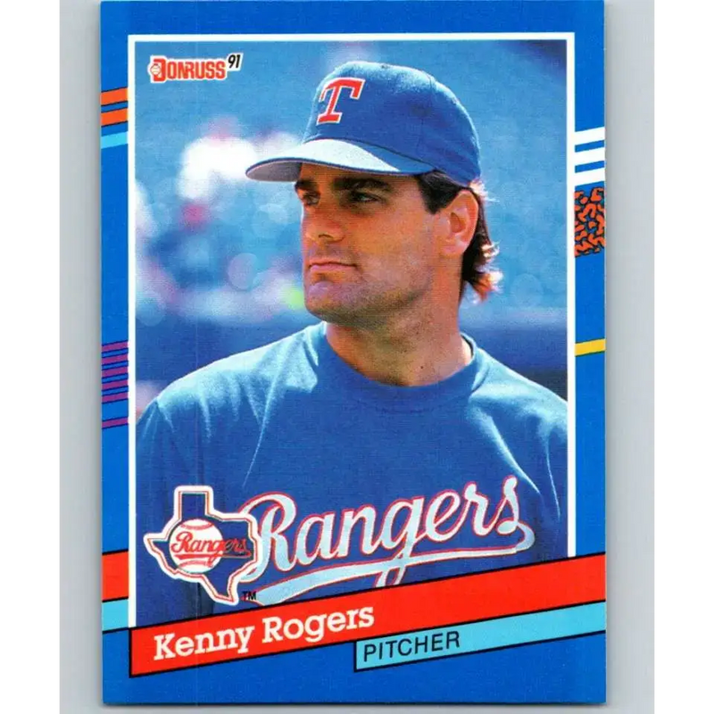 1991 Donruss #258 Kenny Rogers UER NM-MT Texas Rangers Baseball Card - Baseball Card Single