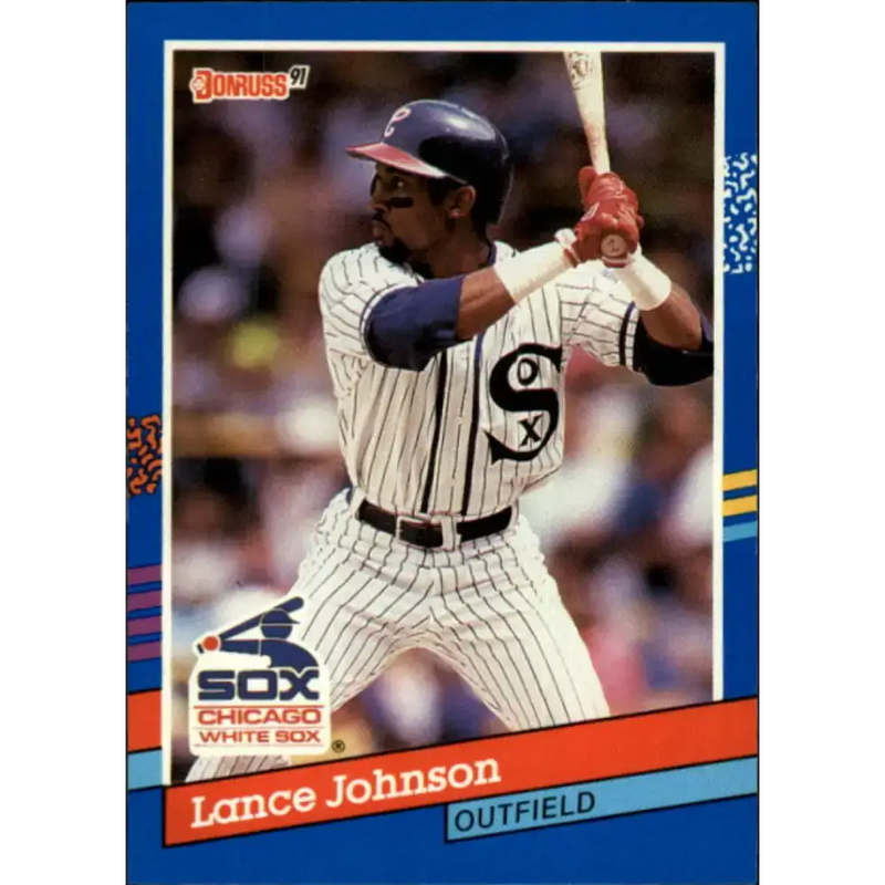 1991 Donruss #259 Lance Johnson NM-MT Chicago White Sox Baseball Card - Baseball Card Single