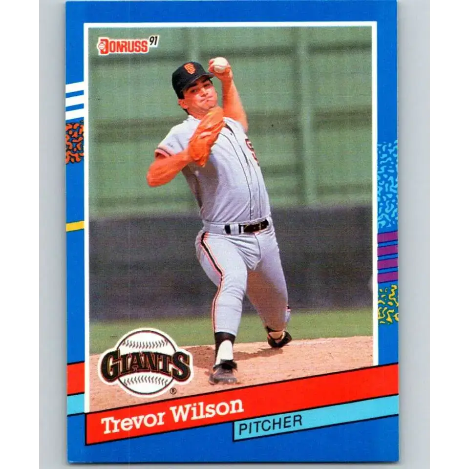 1991 Donruss #263 Trevor Wilson NM-MT San Francisco Giants Baseball Card - Baseball Card Single