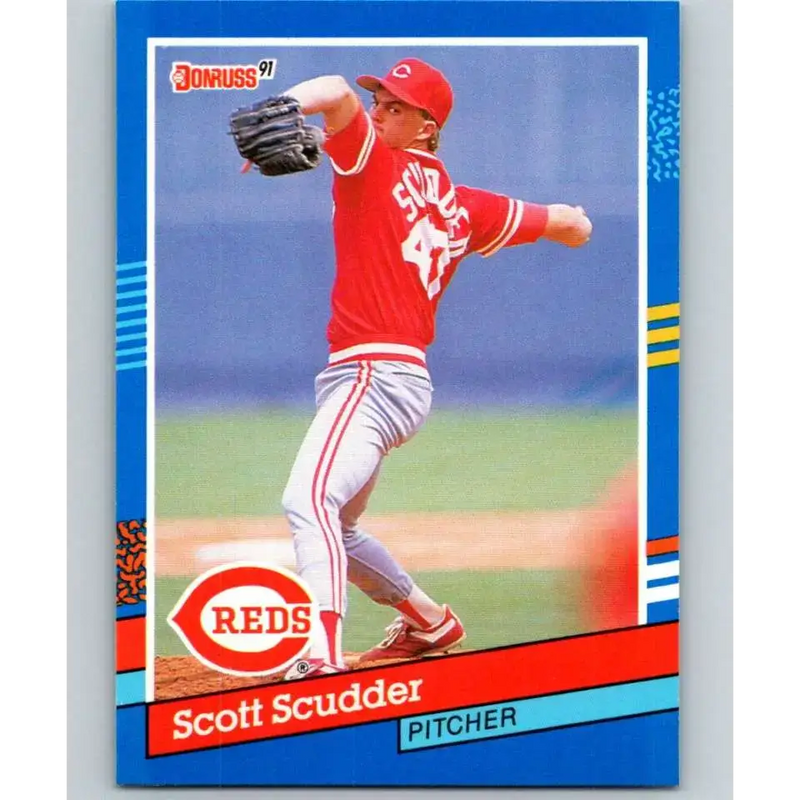 1991 Donruss #265 Scott Scudder NM-MT Cincinnati Reds Baseball Card - Baseball Card Single