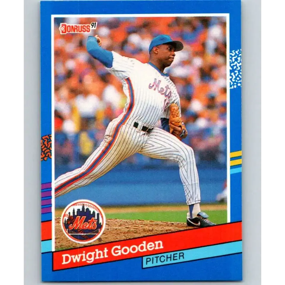 1991 Donruss #266 Dwight Gooden NM-MT New York Mets Baseball Card - Baseball Card Single