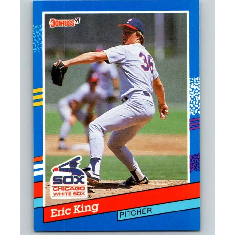 1991 Donruss #271 Eric King NM-MT Chicago White Sox Baseball Card - Baseball Card Single