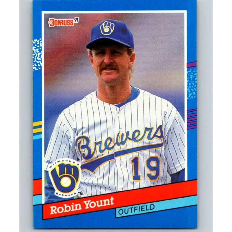 1991 Donruss #272 Robin Yount NM-MT Milwaukee Brewers Baseball Card - Baseball Card Single