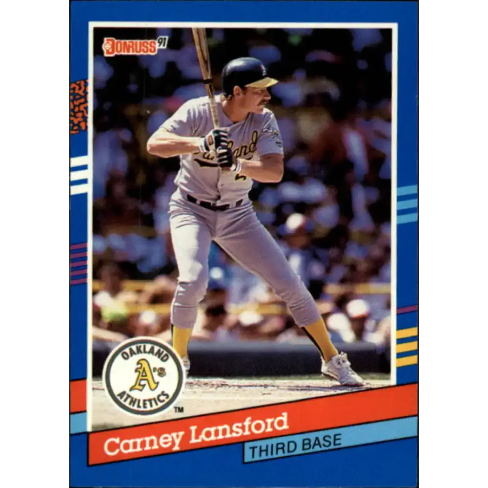 1991 Donruss #273 Carney Lansford NM-MT Oakland Athletics Baseball Card - Baseball Card Single