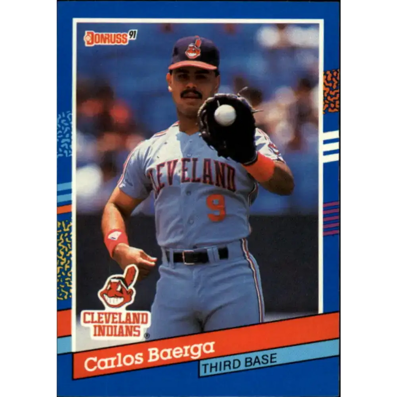 1991 Donruss #274 Carlos Baerga NM-MT Cleveland Indians Baseball Card - Baseball Card Single