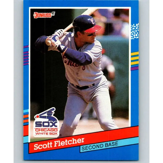 1991 Donruss #276 Scott Fletcher NM-MT Chicago White Sox Baseball Card - Baseball Card Single