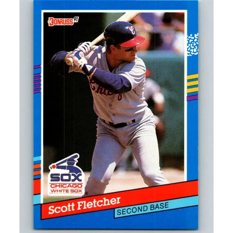 1991 Donruss #276 Scott Fletcher NM-MT Chicago White Sox Baseball Card - Baseball Card Single