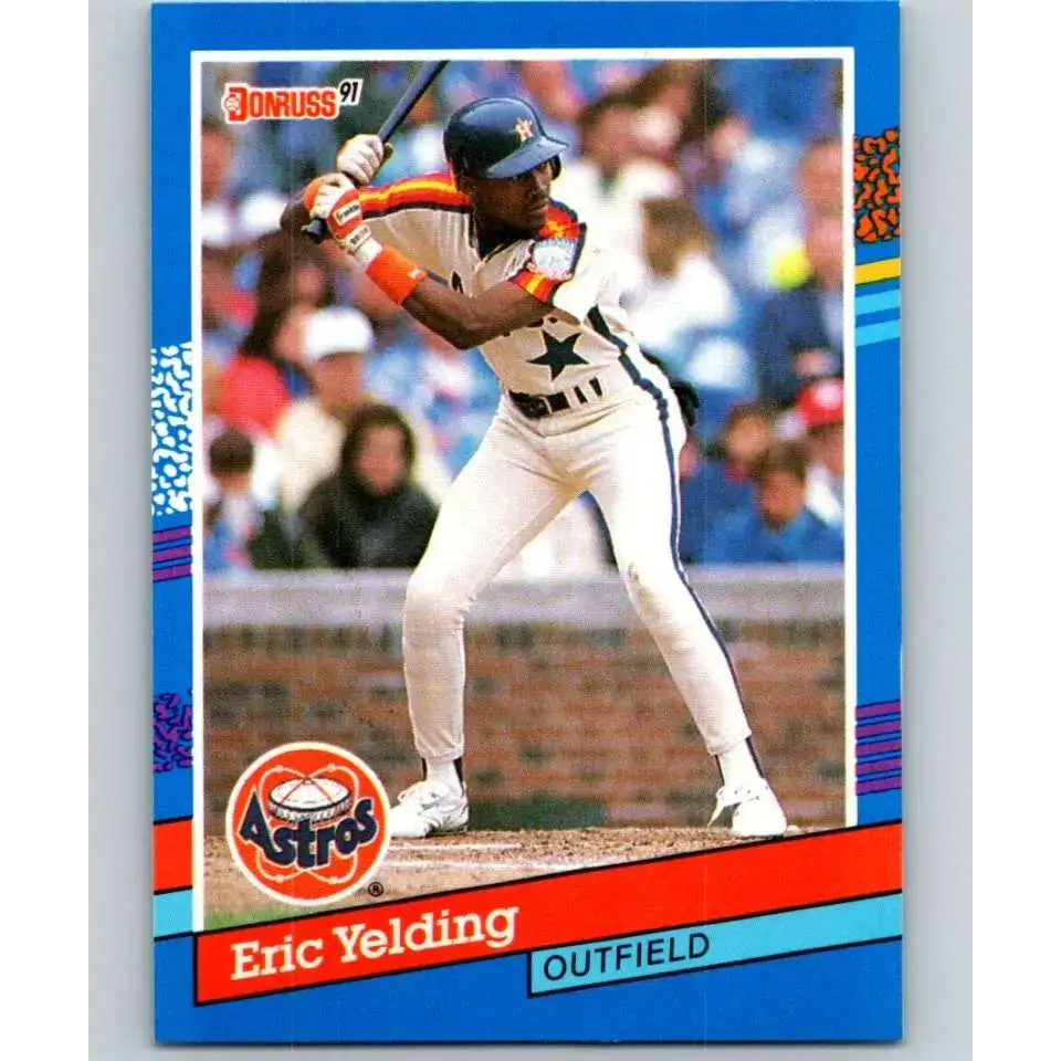 1991 Donruss #277 Eric Yelding NM-MT Houston Astros Baseball Card - Baseball Card Single