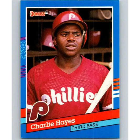 1991 Donruss #278 Charlie Hayes NM-MT Philadelphia Phillies Baseball Card - Baseball Card Single