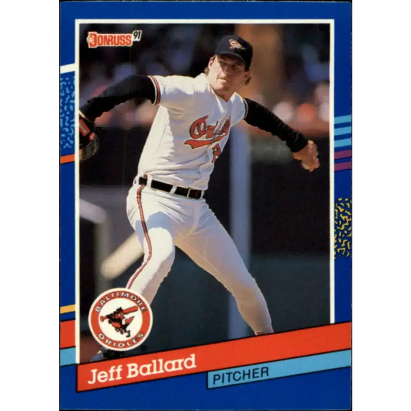 1991 Donruss #279 Jeff Ballard NM-MT Baltimore Orioles Baseball Card - Baseball Card Single