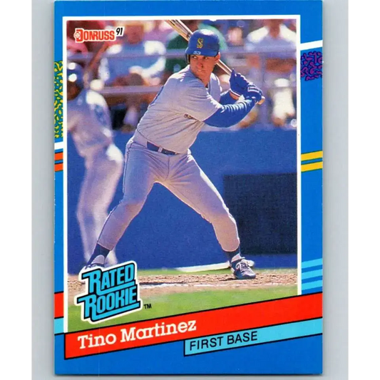 1991 Donruss #28 Tino Martinez RR NM-MT Seattle Mariners Baseball Card