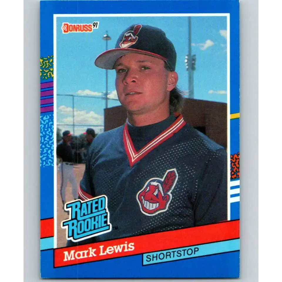 1991 Donruss #29 Mark Lewis RR NM-MT Cleveland Indians Baseball Card - Baseball Card Single