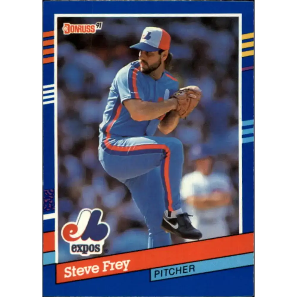 1991 Donruss #292 Steve Frey UER NM-MT Montreal Expos Baseball Card - Baseball Card Single