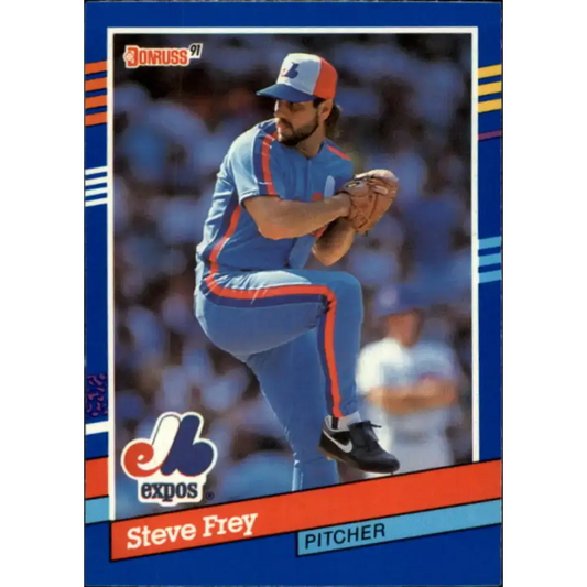 1991 Donruss #292 Steve Frey UER NM-MT Montreal Expos Baseball Card - Baseball Card Single
