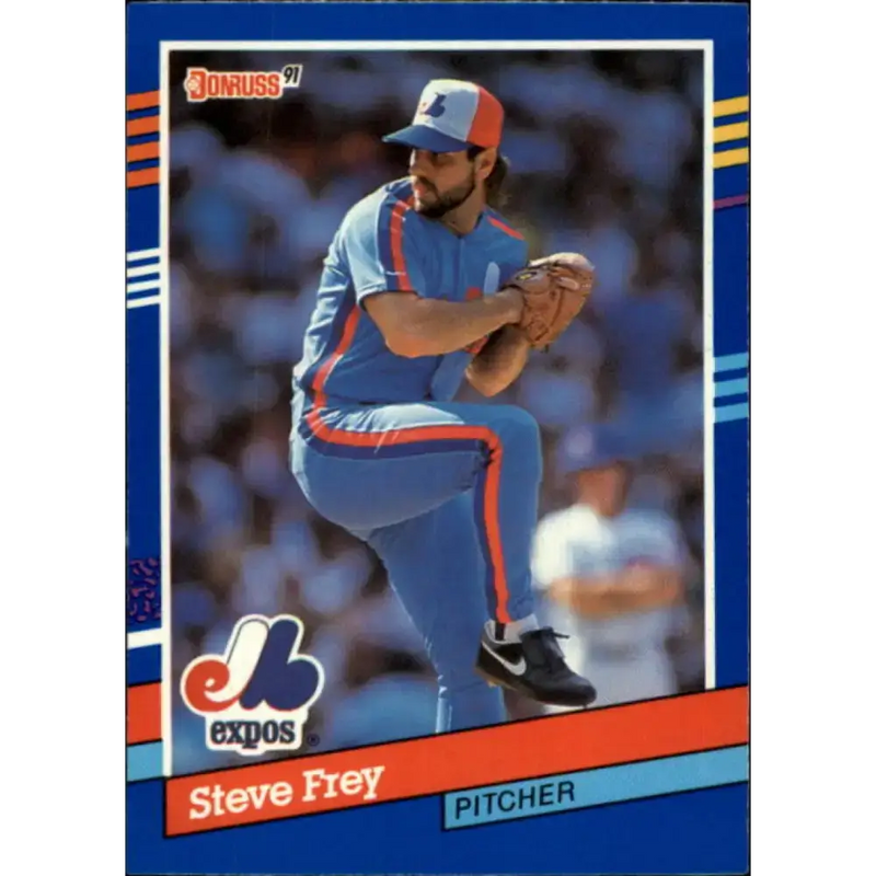 1991 Donruss #292 Steve Frey UER NM-MT Montreal Expos Baseball Card - Baseball Card Single