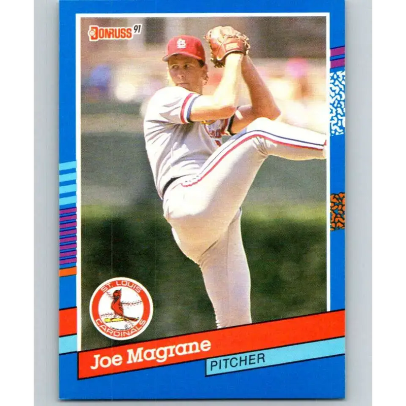 1991 Donruss #295 Joe Magrane NM-MT St. Louis Cardinals Baseball Card - Baseball Card Single