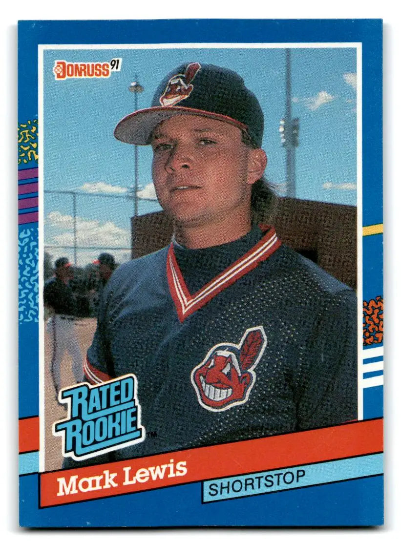 1991 Donruss #29b Mark Lewis - Baseball Card Single