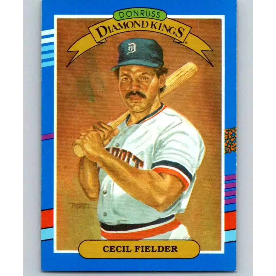 1991 Donruss #3 Cecil Fielder DK NM-MT Detroit Tigers Baseball Card - Baseball Card Single
