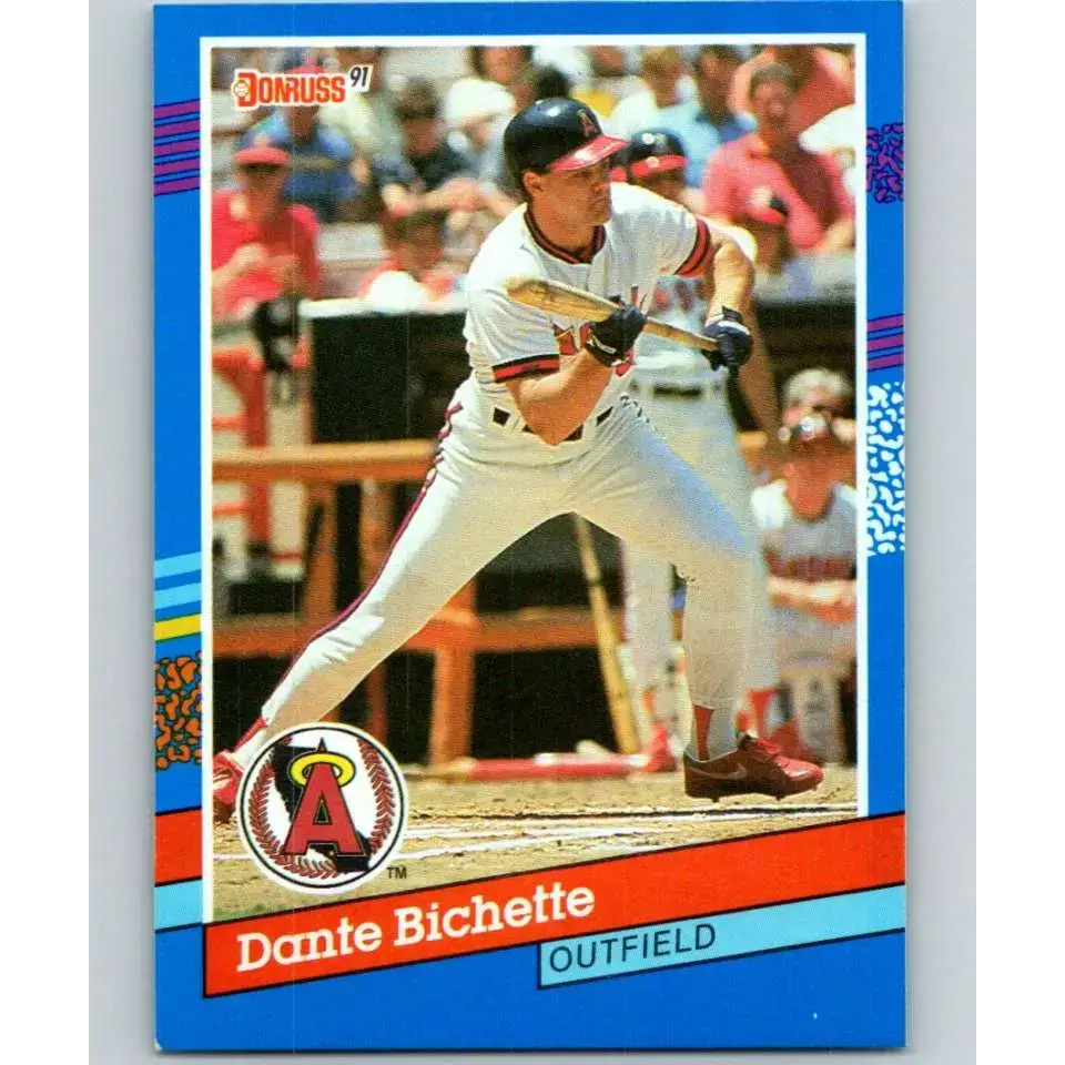 1991 Donruss #303 Dante Bichette NM-MT California Angels Baseball Card - Baseball Card Single