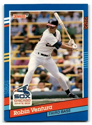 1991 Donruss #315 Robin Ventura Chicago White Sox Baseball Cards EX/ ID:57666 - Baseball Card Single
