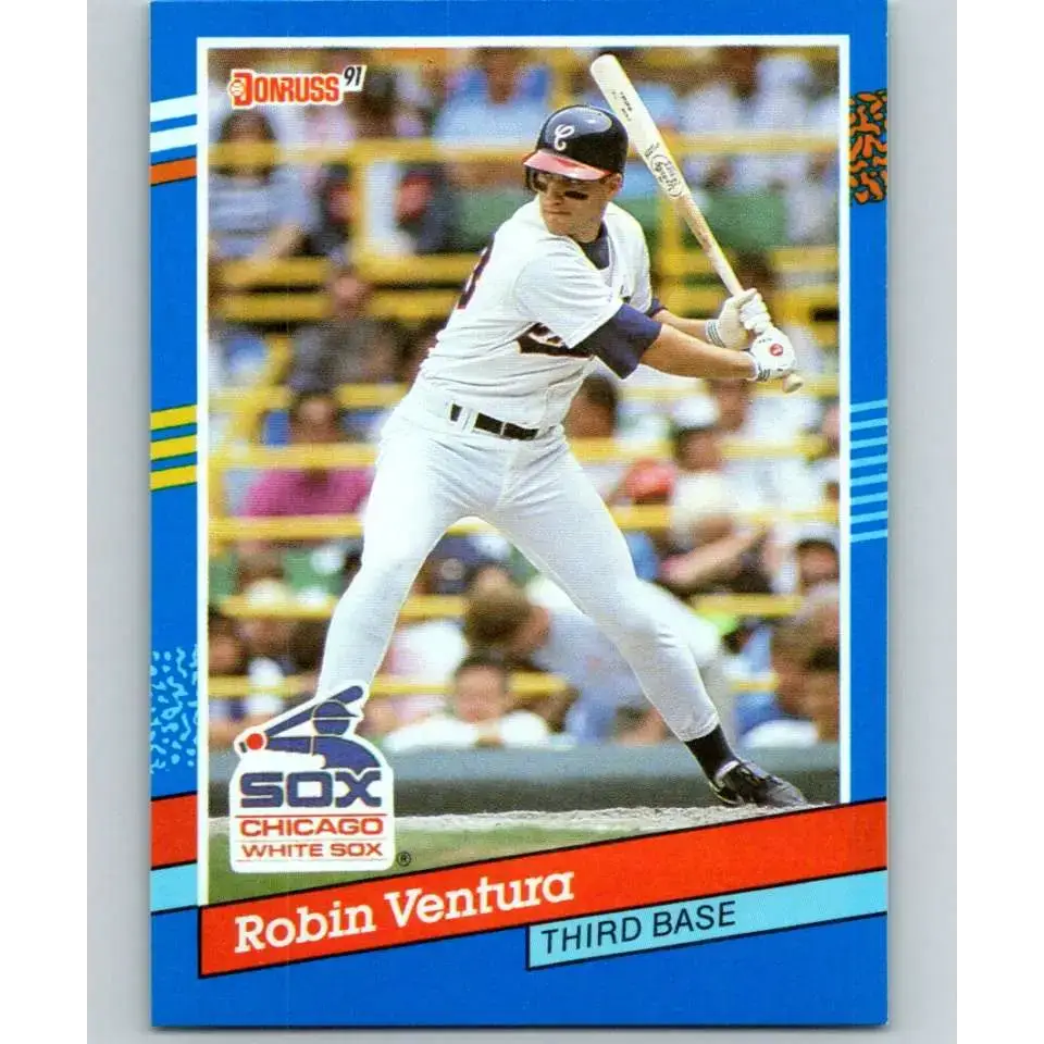 1991 Donruss #315 Robin Ventura NM-MT Chicago White Sox Baseball Card - Baseball Card Single