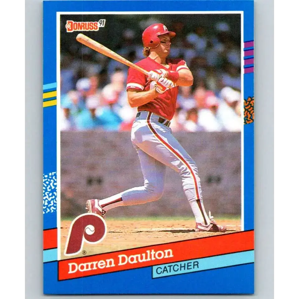 1991 Donruss #316 Darren Daulton NM-MT Philadelphia Phillies Baseball Card - Baseball Card Single