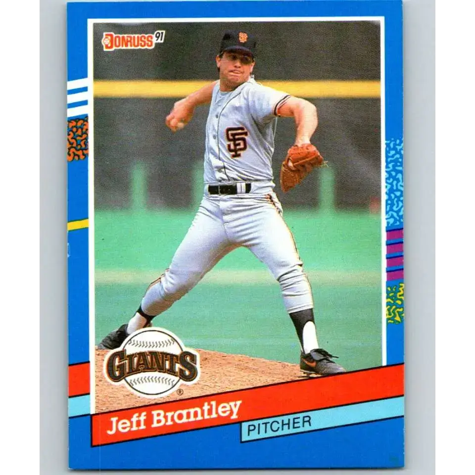 1991 Donruss #319 Jeff Brantley NM-MT San Francisco Giants Baseball Card - Baseball Card Single