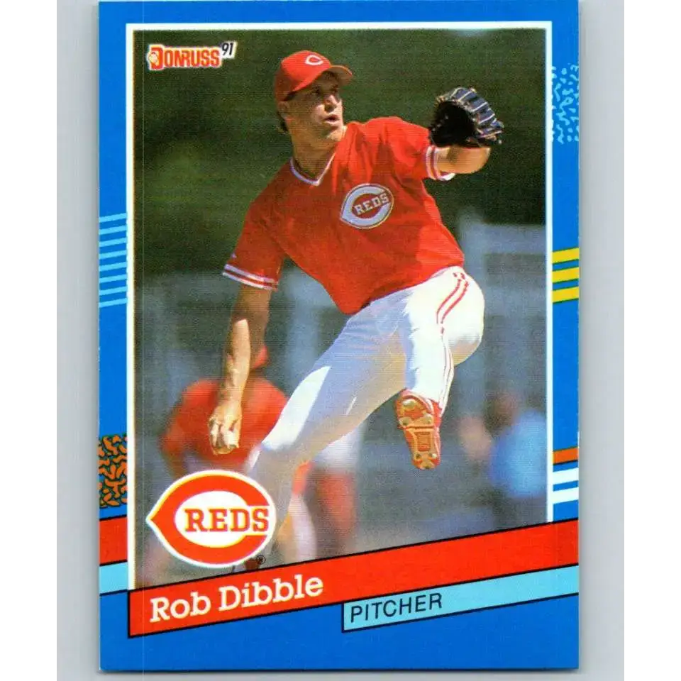 1991 Donruss #321 Rob Dibble NM-MT Cincinnati Reds Baseball Card - Baseball Card Single