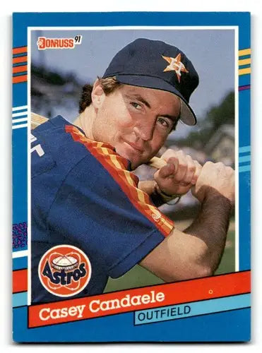 1991 Donruss #324 Casey Candaele Houston Astros Baseball Cards EX/NM ID:55350 - Baseball Card Single