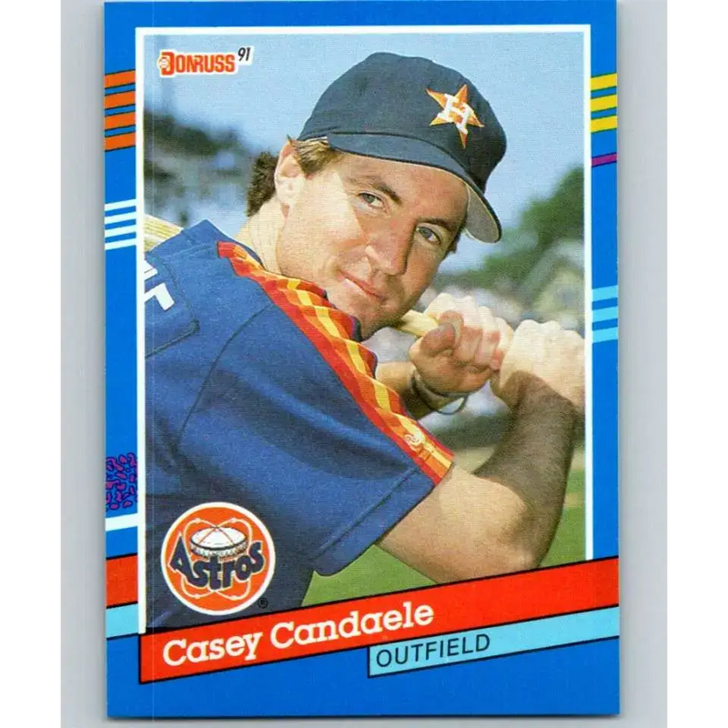 1991 Donruss #324 Casey Candaele NM-MT Houston Astros Baseball Card - Baseball Card Single