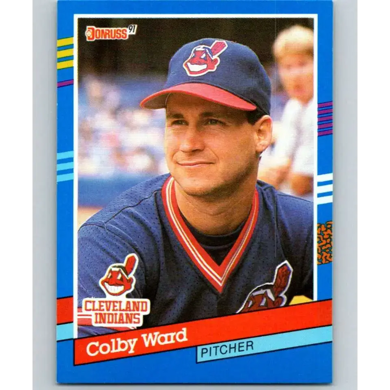 1991 Donruss #330 Colby Ward UER NM-MT RC Rookie Cleveland Indians Baseball Card - Baseball Card Single
