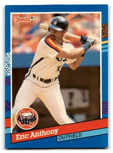 1991 Donruss #333 Eric Anthony Houston Astros Baseball Cards EX/NM ID:55346 - Baseball Card Single
