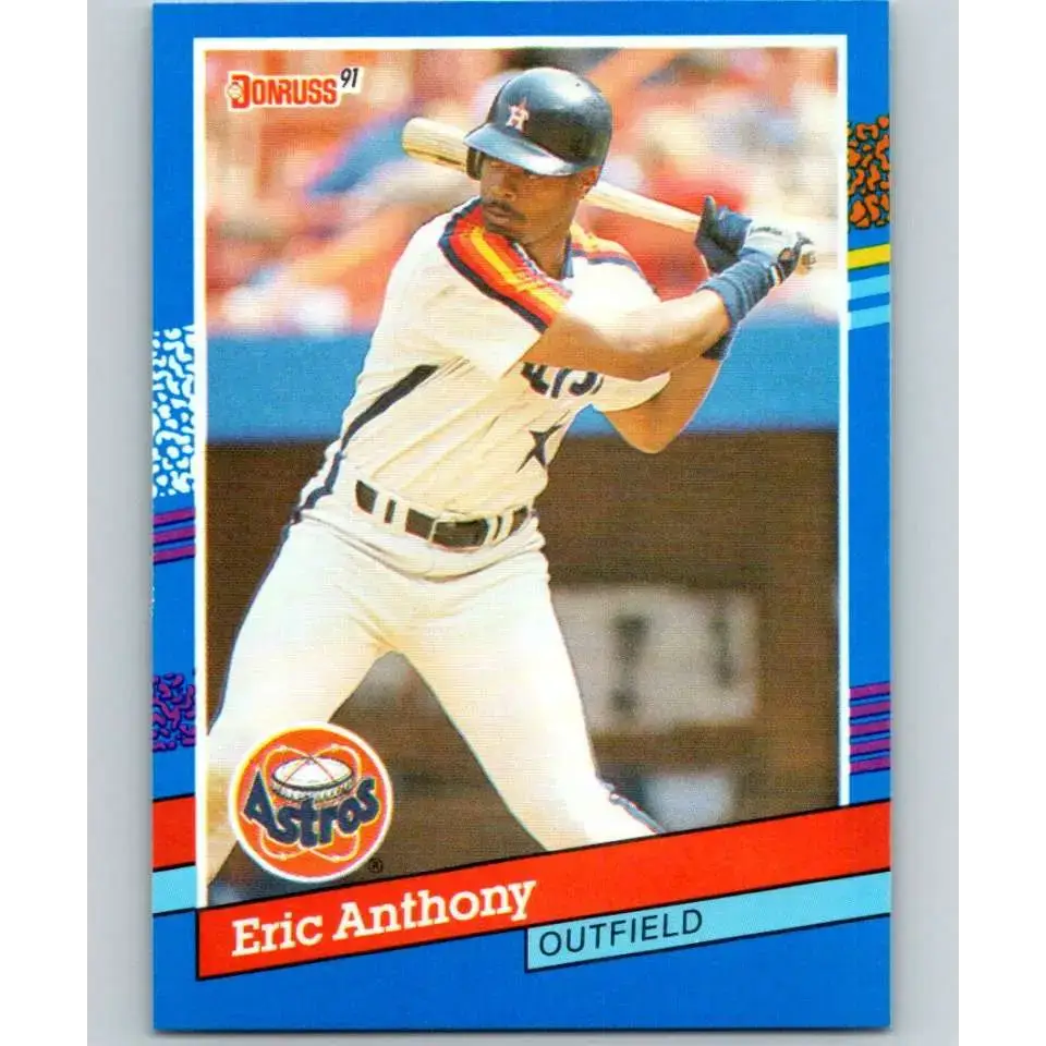 1991 Donruss #333 Eric Anthony NM-MT Houston Astros Baseball Card - Baseball Card Single