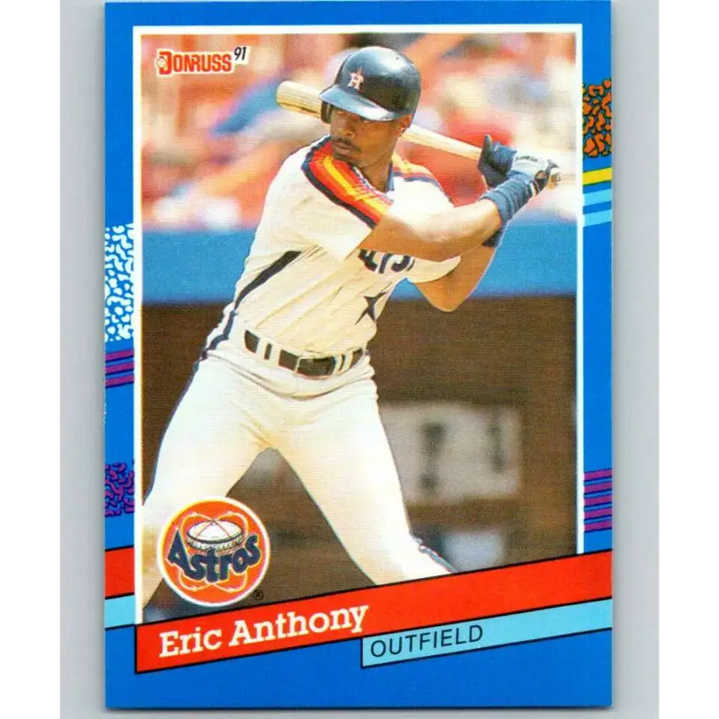 1991 Donruss #333 Eric Anthony NM-MT Houston Astros Baseball Card - Baseball Card Single