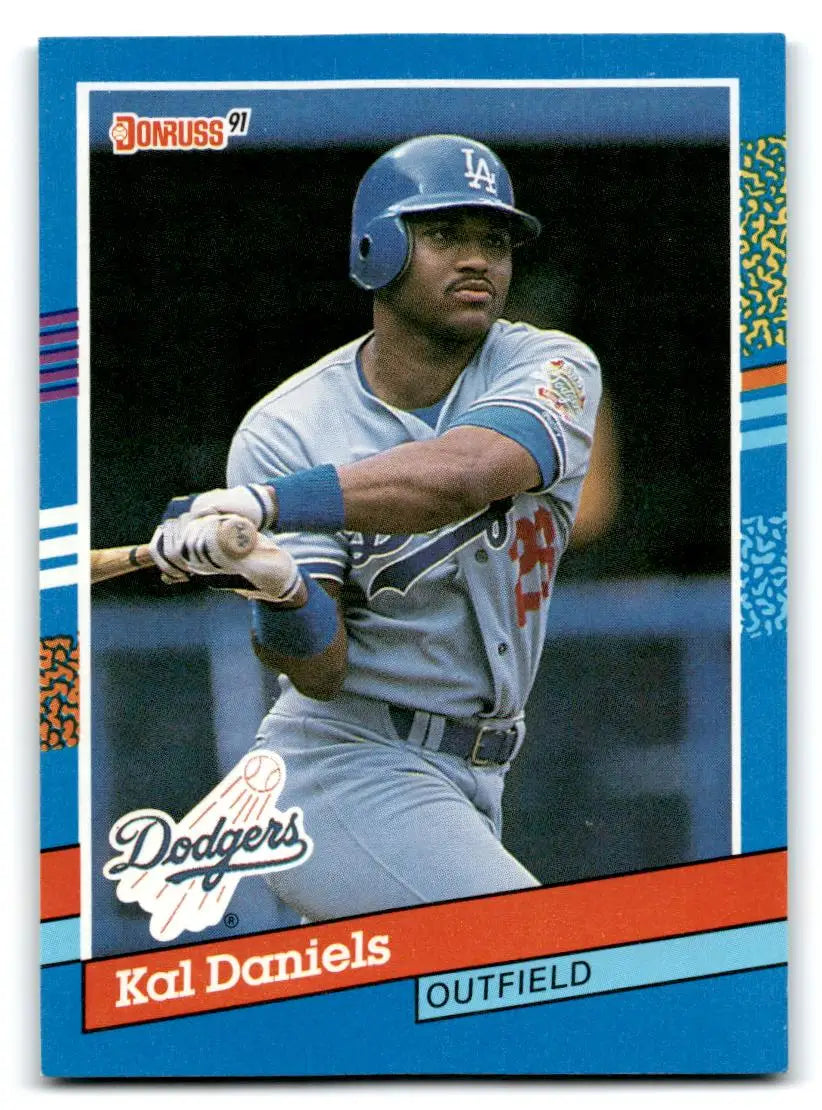 1991 Donruss #336a Kal Daniels - Baseball Card Single